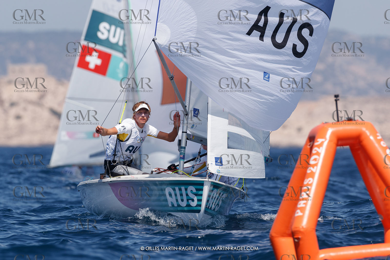03 08 2024, Marseille (FRA), Paris 2024 Olympic Games, Sailing, Race Day 7