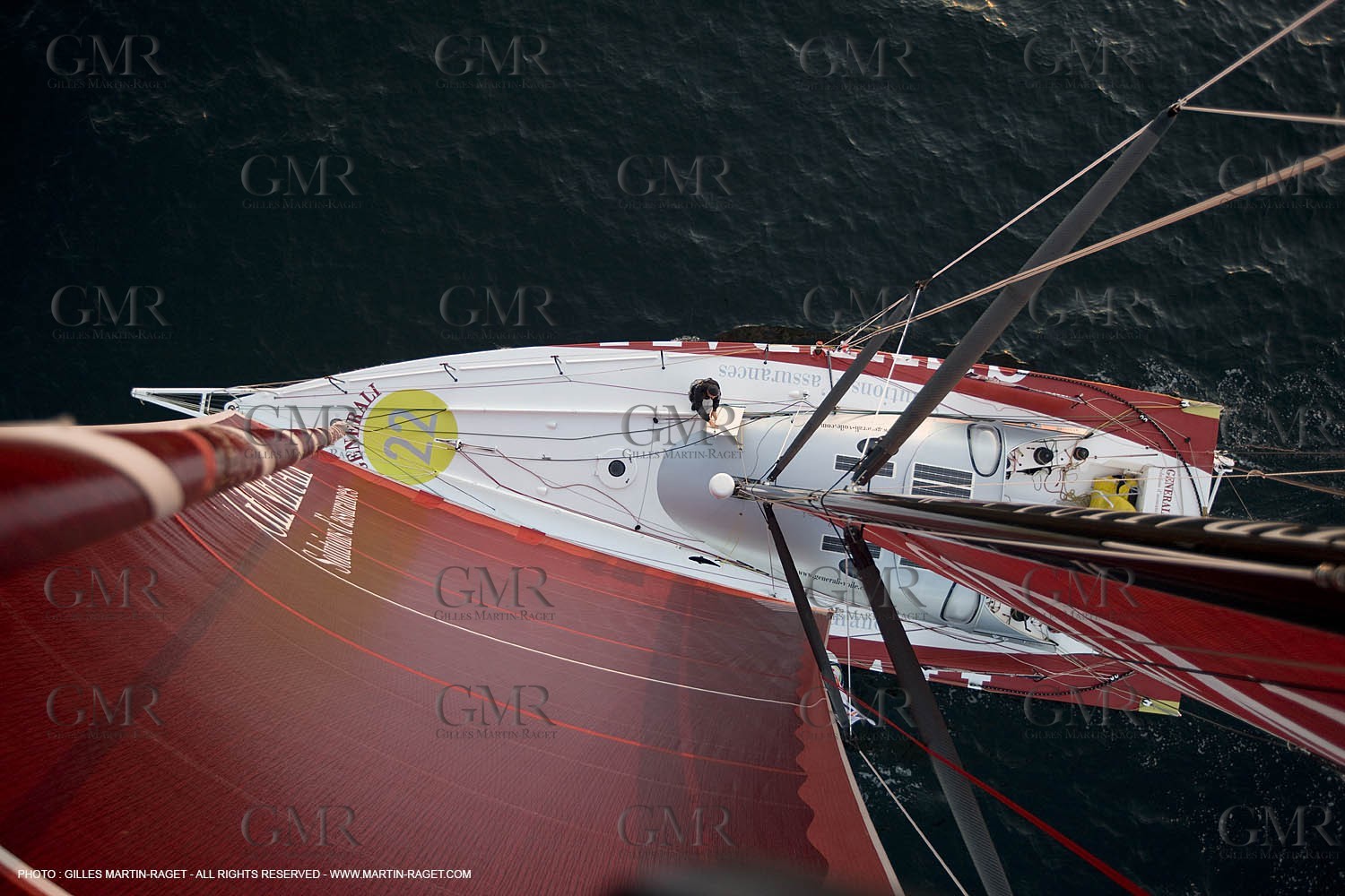 27 09 2008 - Lorient (FRA, 56) - Onboard Generali with Yann Eliès - Vendée Globe 2008 Training