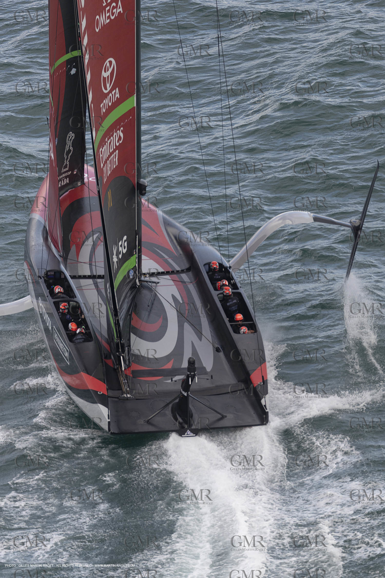 10 12 2020 - Auckland (NZL) - 36th America's Cup - Practice Sessions - Day 2 - Emirates Team New Zealand