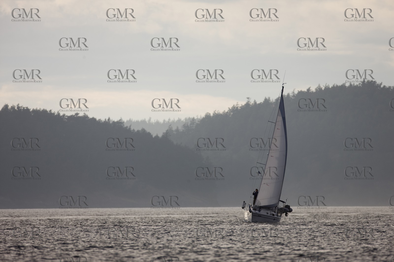 05 09 2008 - Anacortes (WA, USA) - America's Cup - BMW ORACLE Racing - 90 ft trimaran sea trials - Day 4