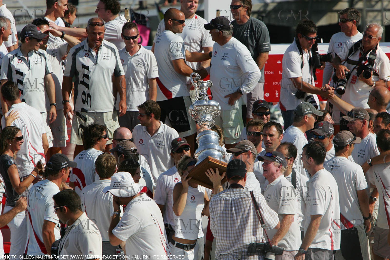 03 07 2007-Valencia (Spain)- 32nd America's Cup - Final Match - Day 8 - Alinghi vs Emirates Team New Zealand