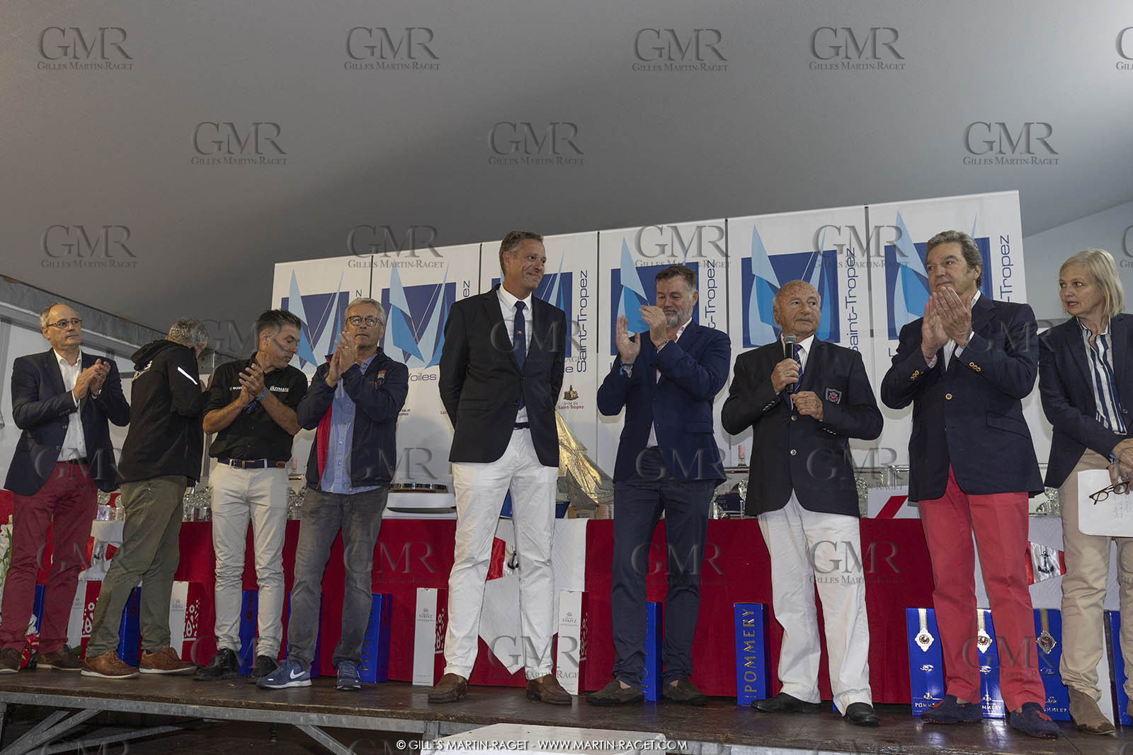 7 10 2018 Saint-Tropez (FRA,83), LEs Voiles de Saint-Tropez 2018, jour 8, prize giving