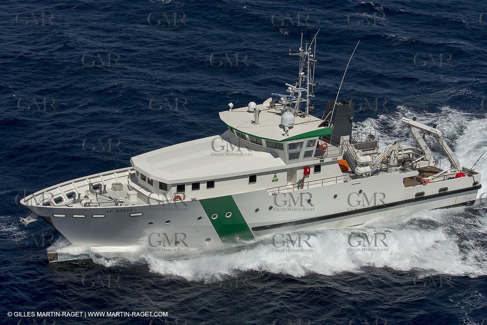 Al Azizi -  H2X boatyard - Oceanographjic research ship - Sea trials off La Ciotat (FRA,13) - 29 07 2014