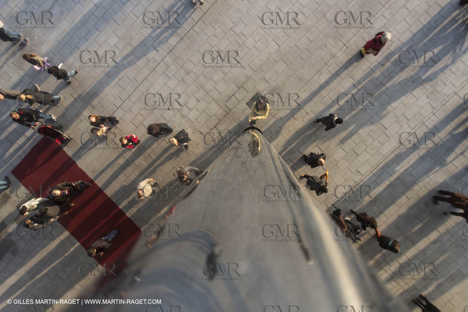 02 02 2013- Marseille (FRA,13) Inauguration de l'ombrière et du Vieux Port semi-piétonnier
