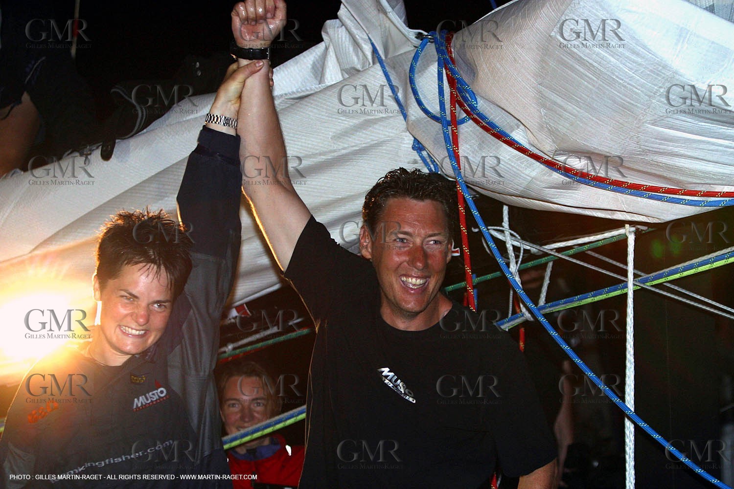 Imoca Class - 2002 Route du Rhum  - Nick Moloney - Arrivée en Guadeloupe -