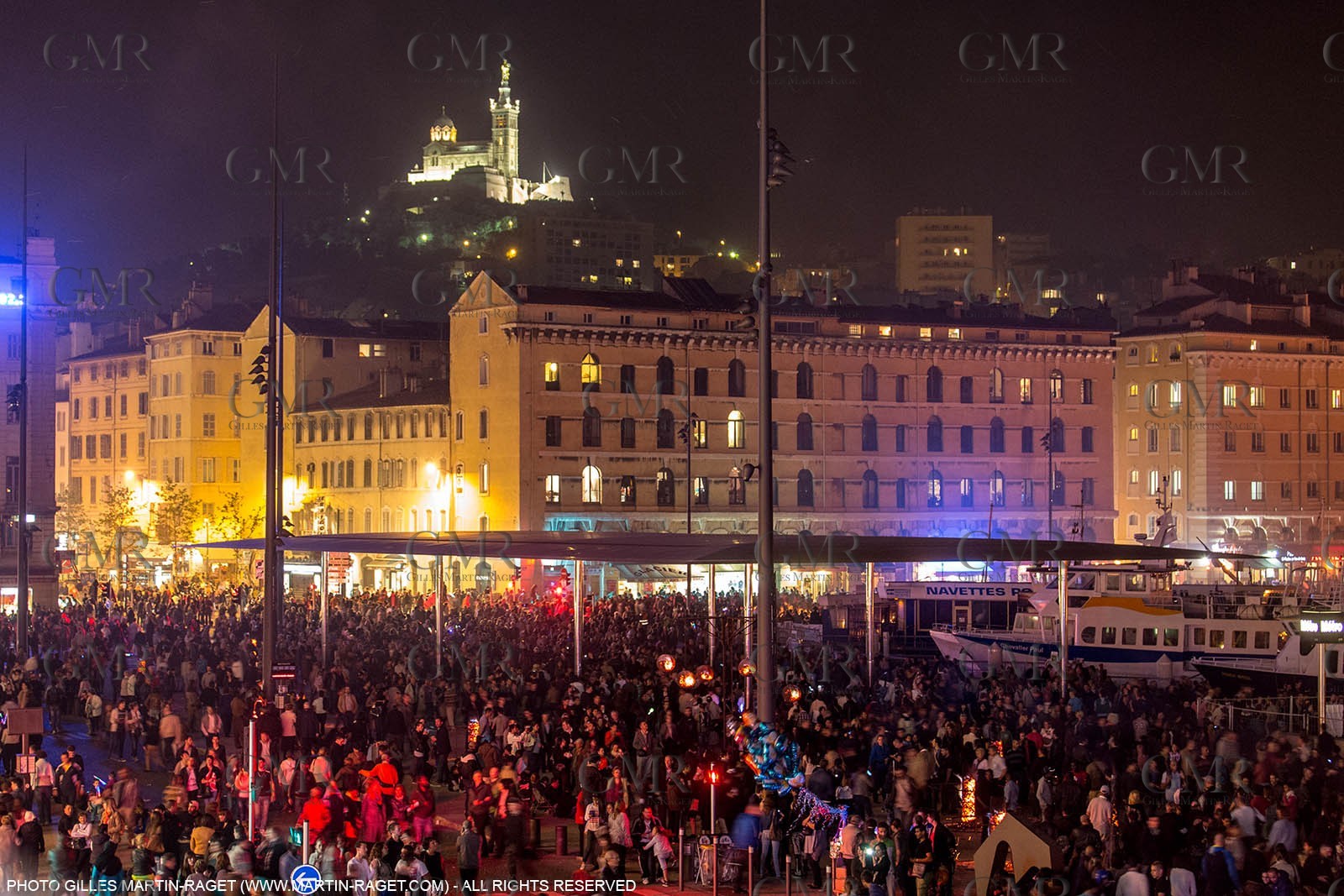 03 05 2013 - Marseille (FRA,13) - Marseille Provence 2013, Historical port Illumination by Company Carabosse