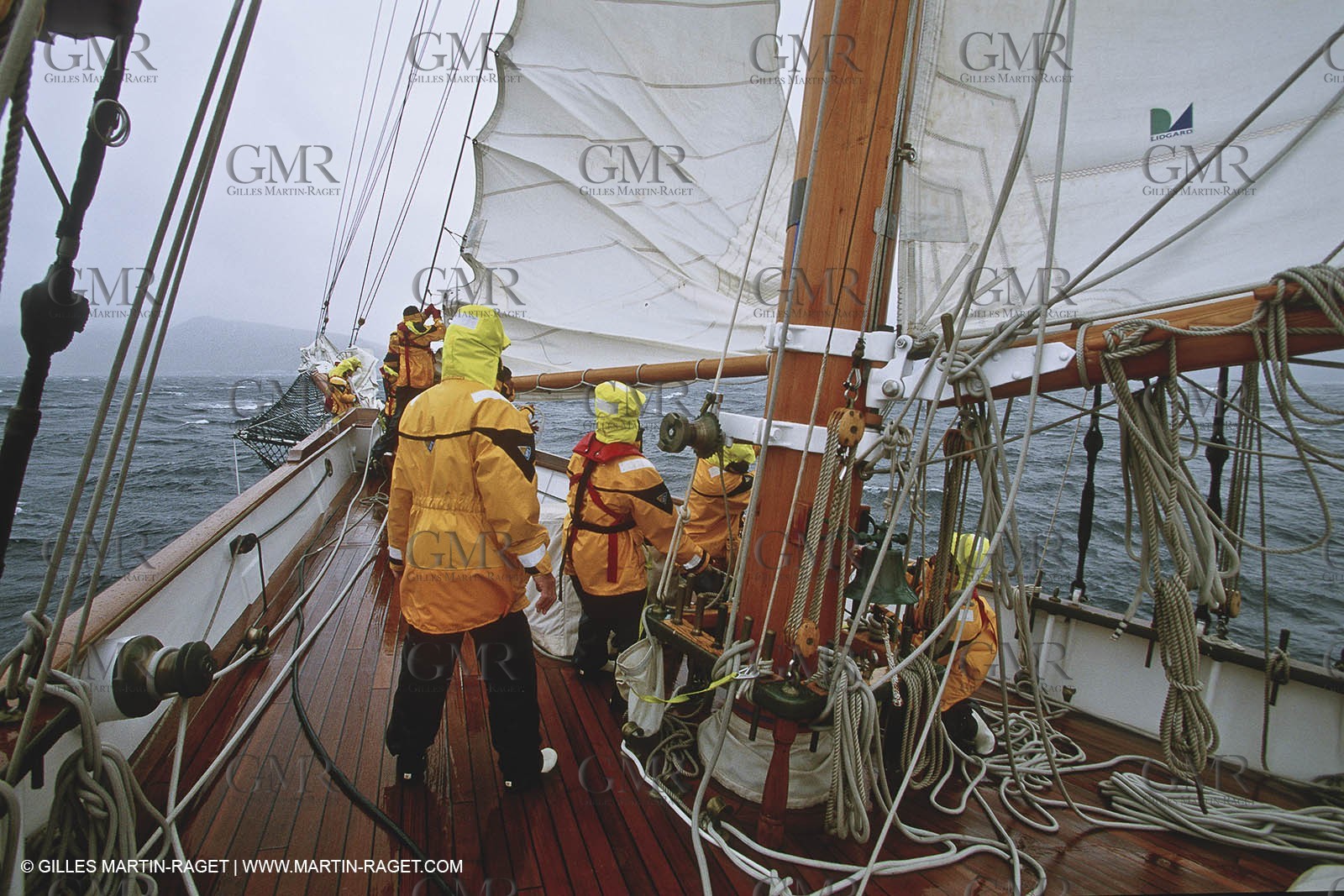 Classic yachts - Shenandoah at Cape Horn