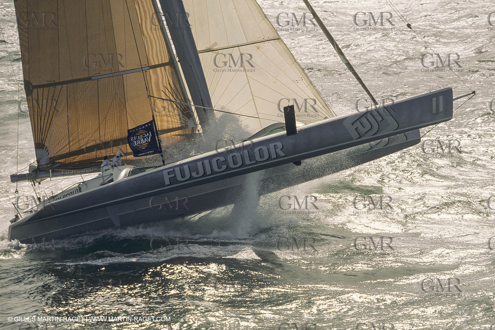 Yacht Racing, Multihull, ORMA 60, Loyck Peyron, Fujicolor