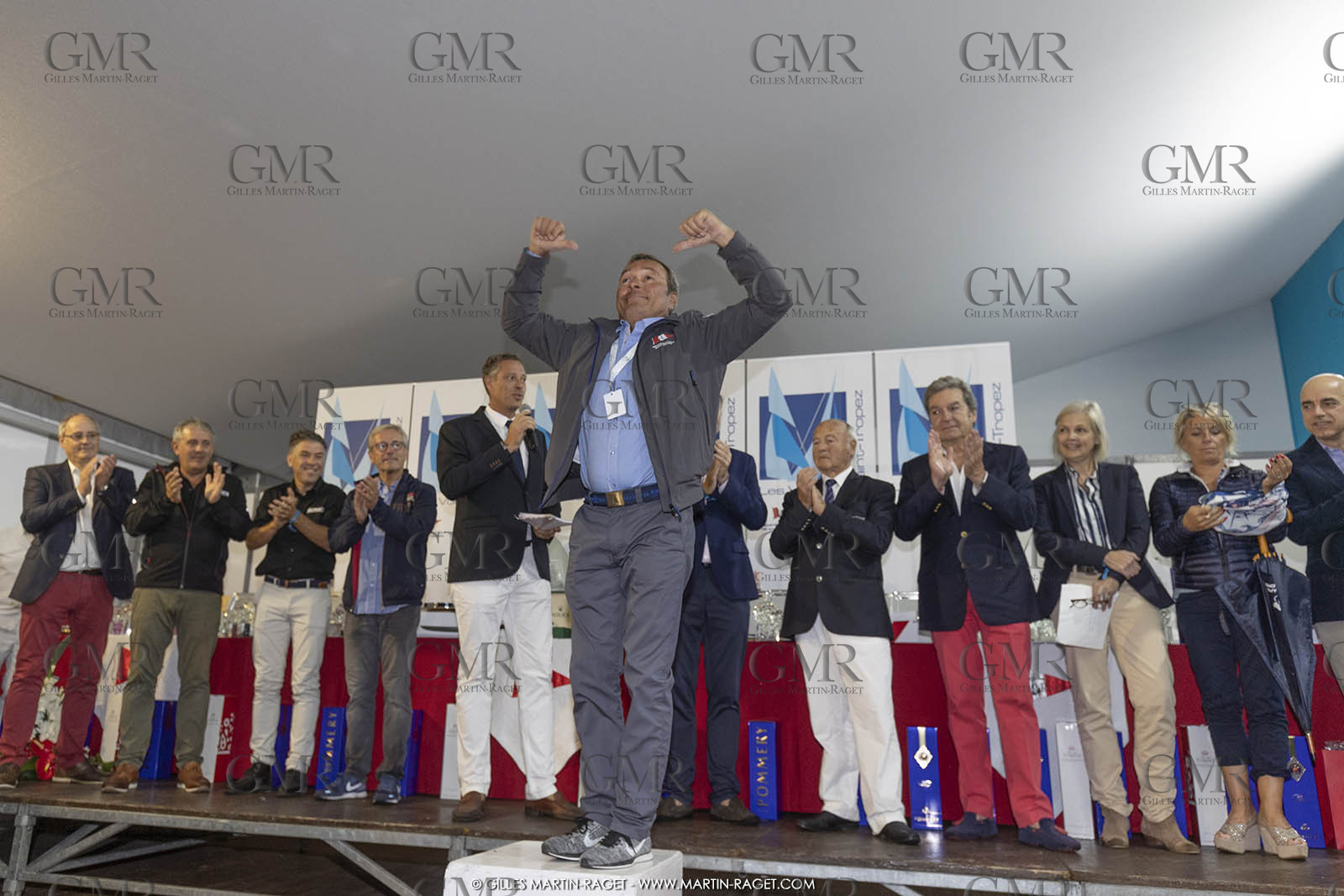 7 10 2018 Saint-Tropez (FRA,83), LEs Voiles de Saint-Tropez 2018, jour 8, prize giving