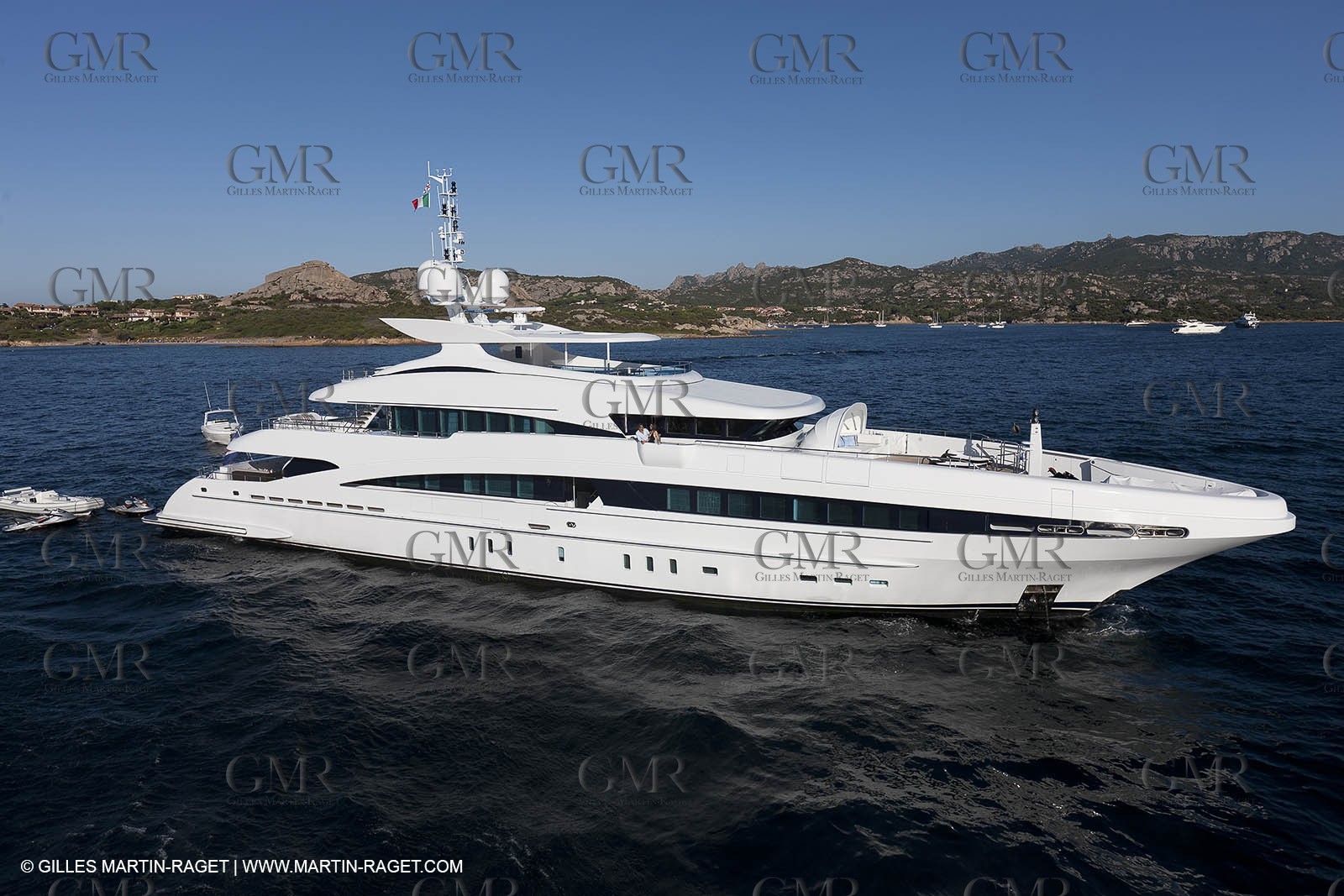 18 08 2011 - La Maddalena (ITA, Sardinia) - Motor yacht Inception