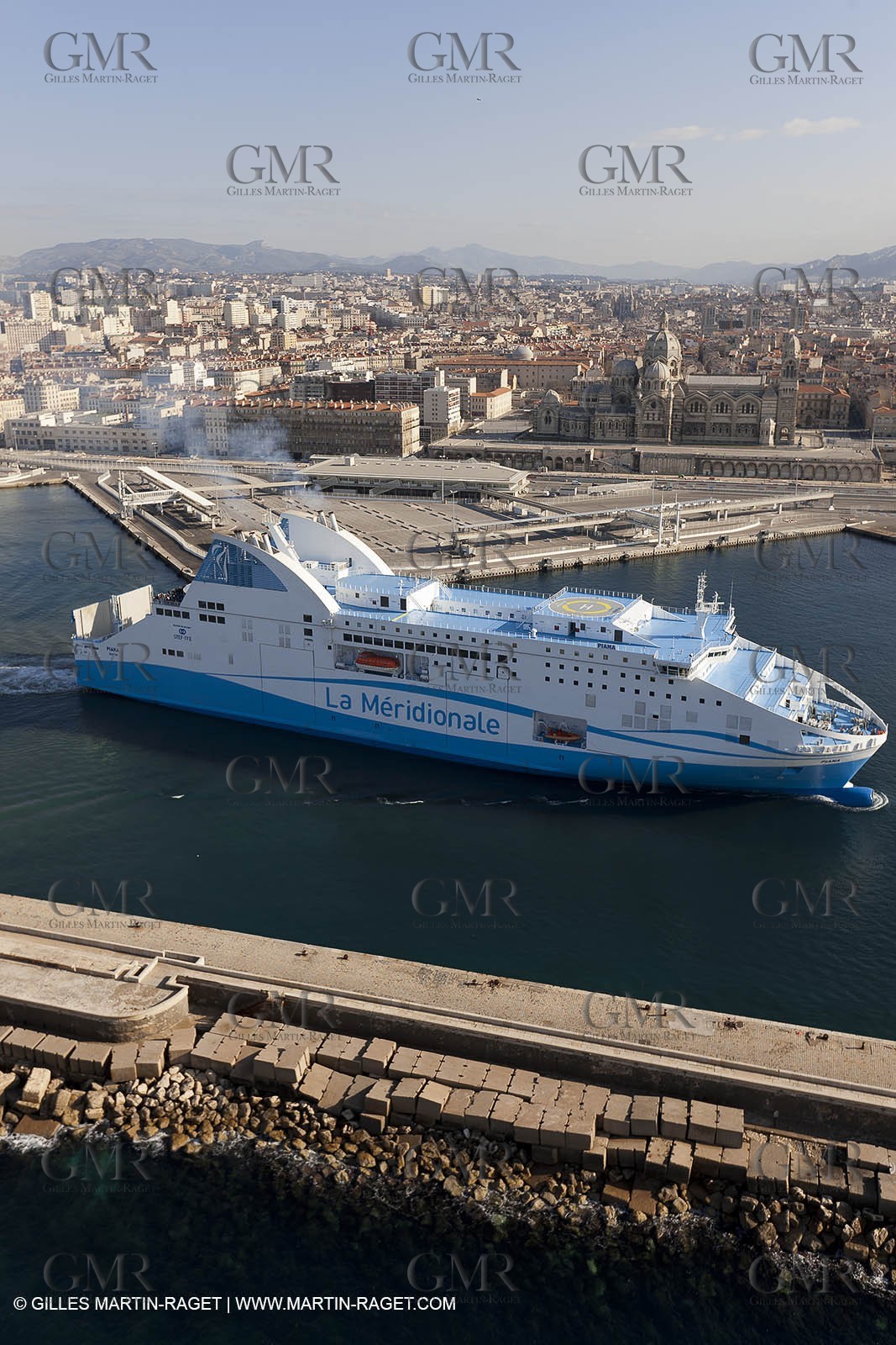 14 01 2012 - Marseille (FRA,13) - La Meridionale shipping company - the Piana off Marseille and the Calanques