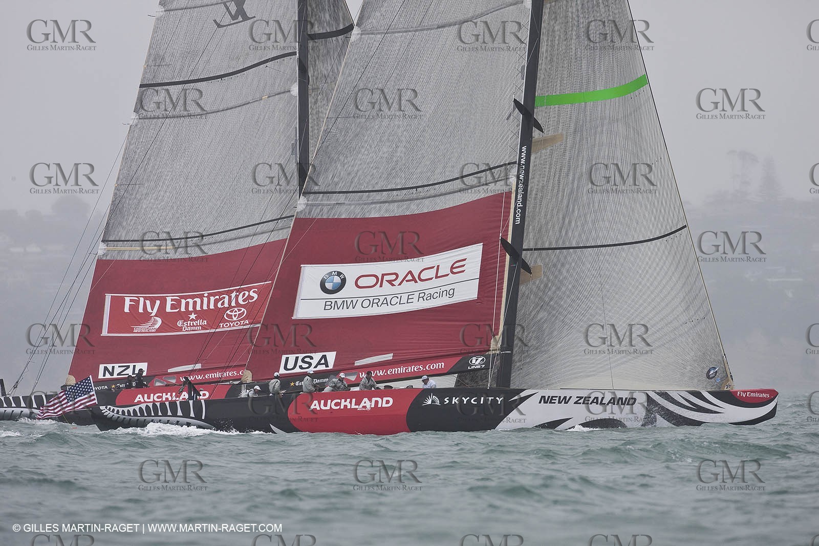 09 02 2009 - Auckland (NZL) -  Louis Vuitton Pacific Series -  Racing Day 9 - Round Robin 2