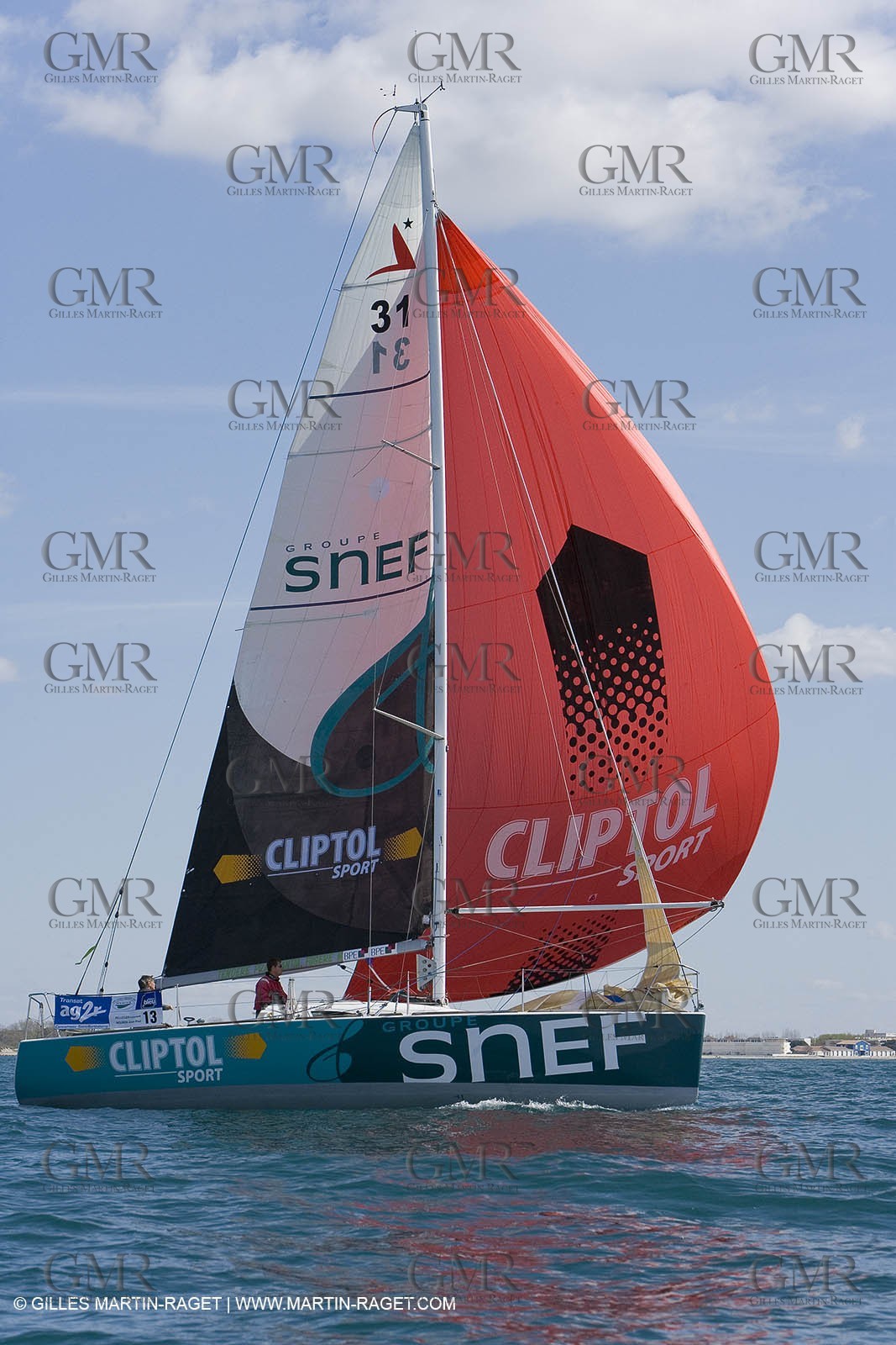 27 03 08- La Grande Motte- (FRA,34) Transat AG2R 2008- Jean-Paul Mouren- Laurent Pellecuer