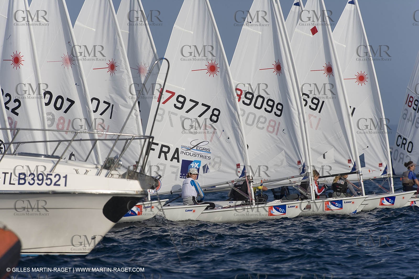 25 04 2007 - 2007 Semaine Olympique Française - Hyères (South of France) - Day 4 - Team France - Laser Radial - Deturckheim Sophie