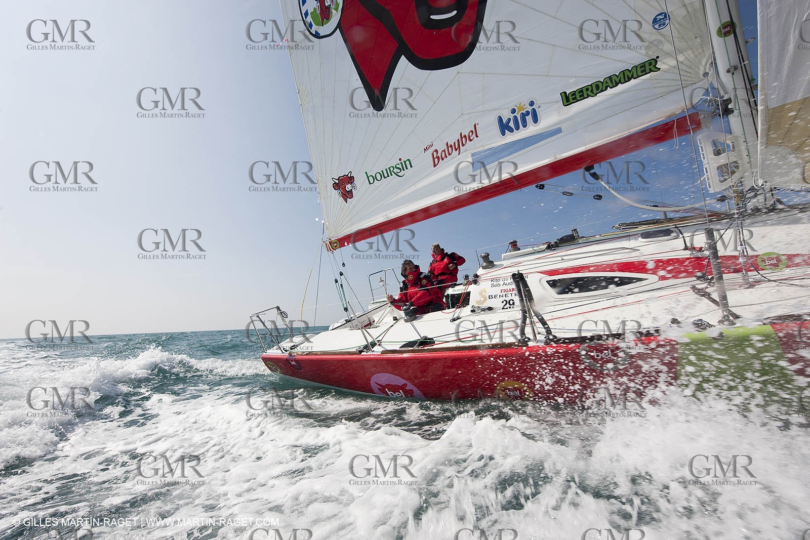13 03 2010 -  La Grande Motte   Port Camargue (FRA) - Groupe Bel - Kito de Pavant   Sebastien Audigane training for Transat AG2R