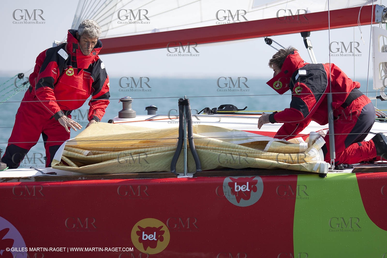 13 03 2010 -  La Grande Motte   Port Camargue (FRA) - Groupe Bel - Kito de Pavant   Sebastien Audigane training for Transat AG2R