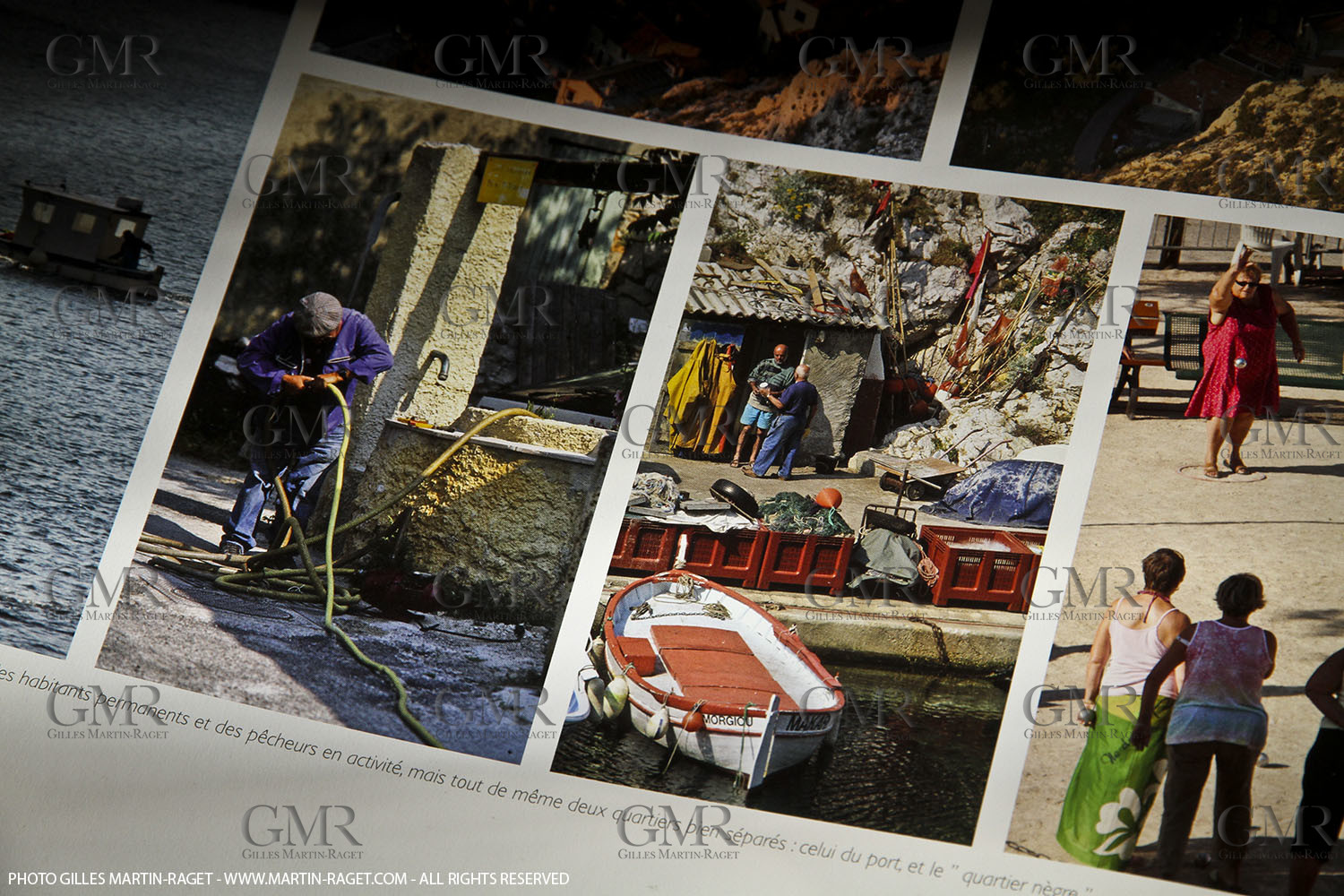 09 11 2010 - Marseille (FRA,13) - Photos odf the book Calanques, Si proches, si lointaines, Ed. Cres, Words by Juliette Lembot, Photos by Gilles Martin-Raget
