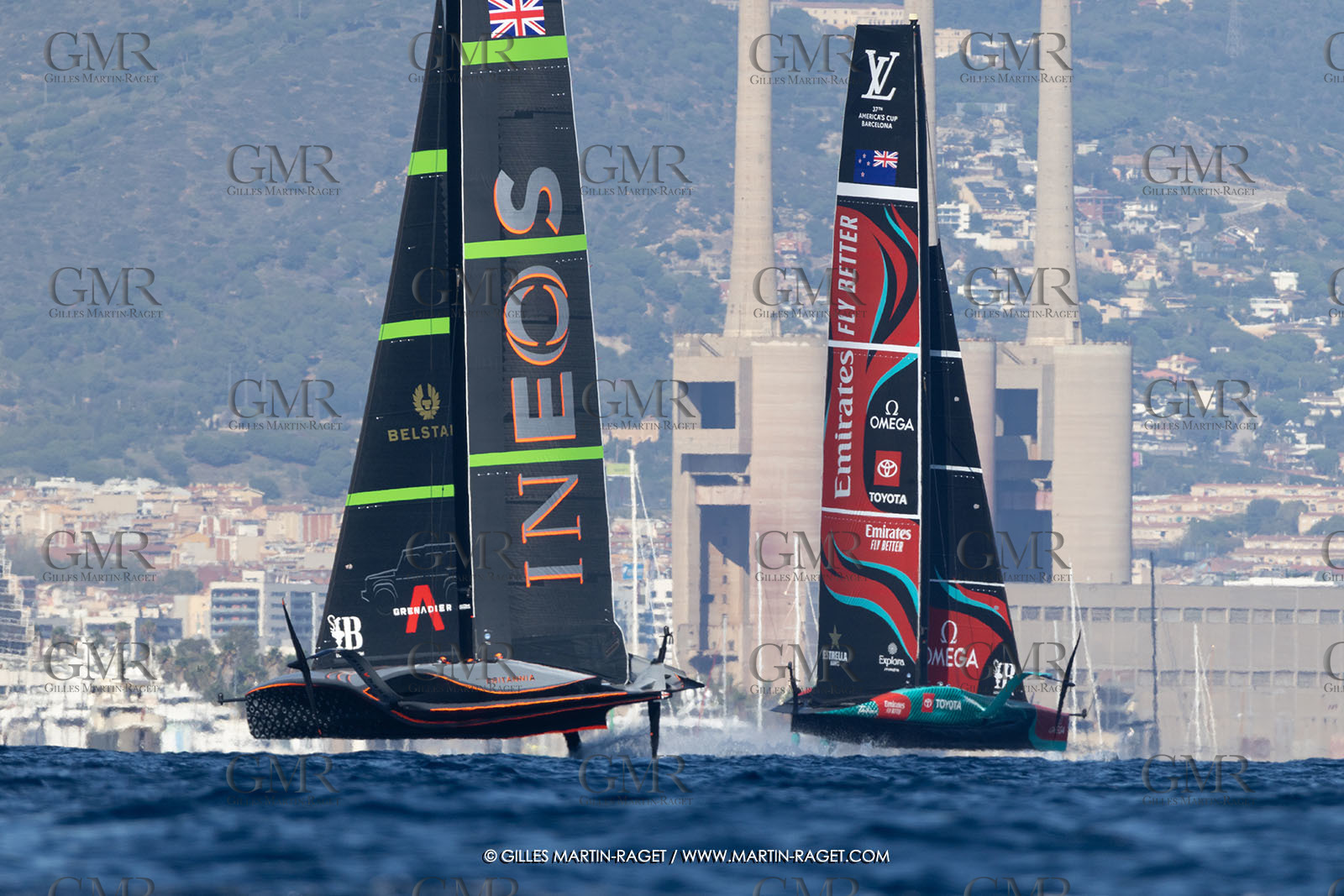 19 10 2024, Barcelona (ESP), Louis Vuitton 37th America's Cup, Final Match, Race Day 6