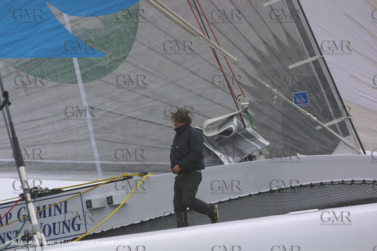 Geronimo - Jules Verne Trophy 2001 start - Brest