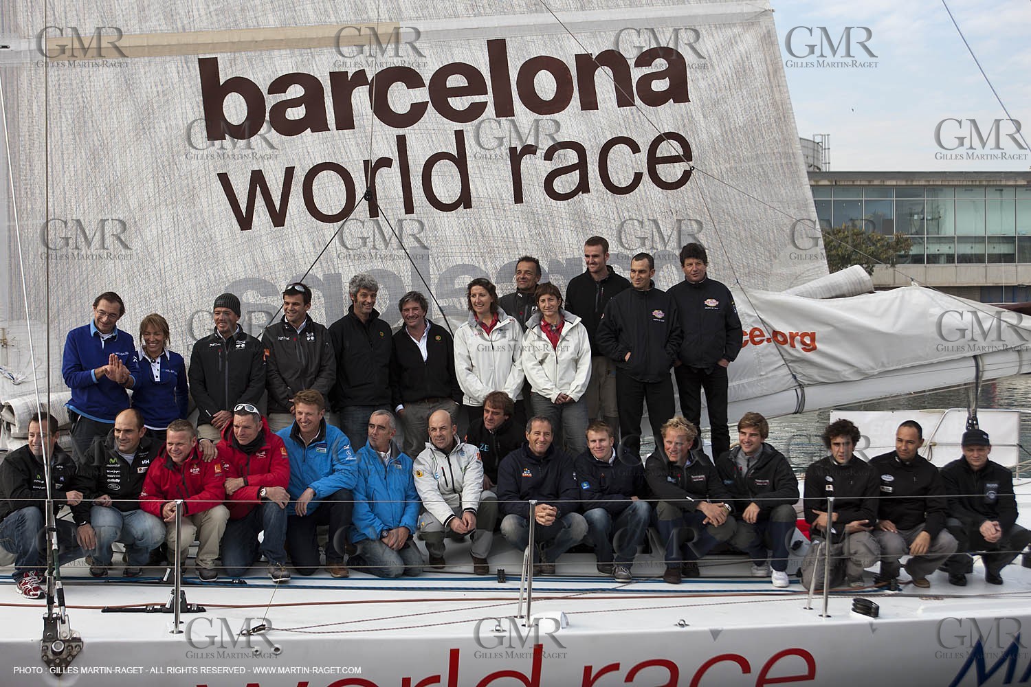 29 12 2010 - Barcelona (ESP) - Barcelona World Race 2010 - Groupe Bel - Preparation