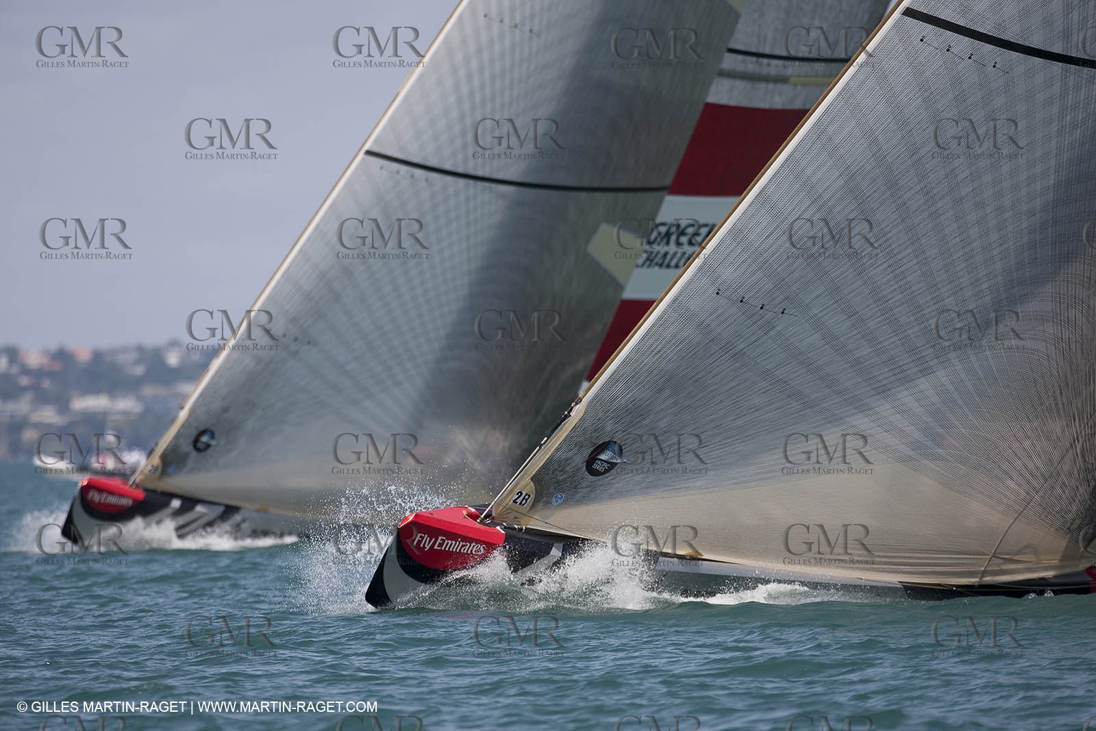 01 02 2009 - Auckland (NZL) -  Louis Vuitton Pacific Series -  Racing Day 3 - Round Robin 1