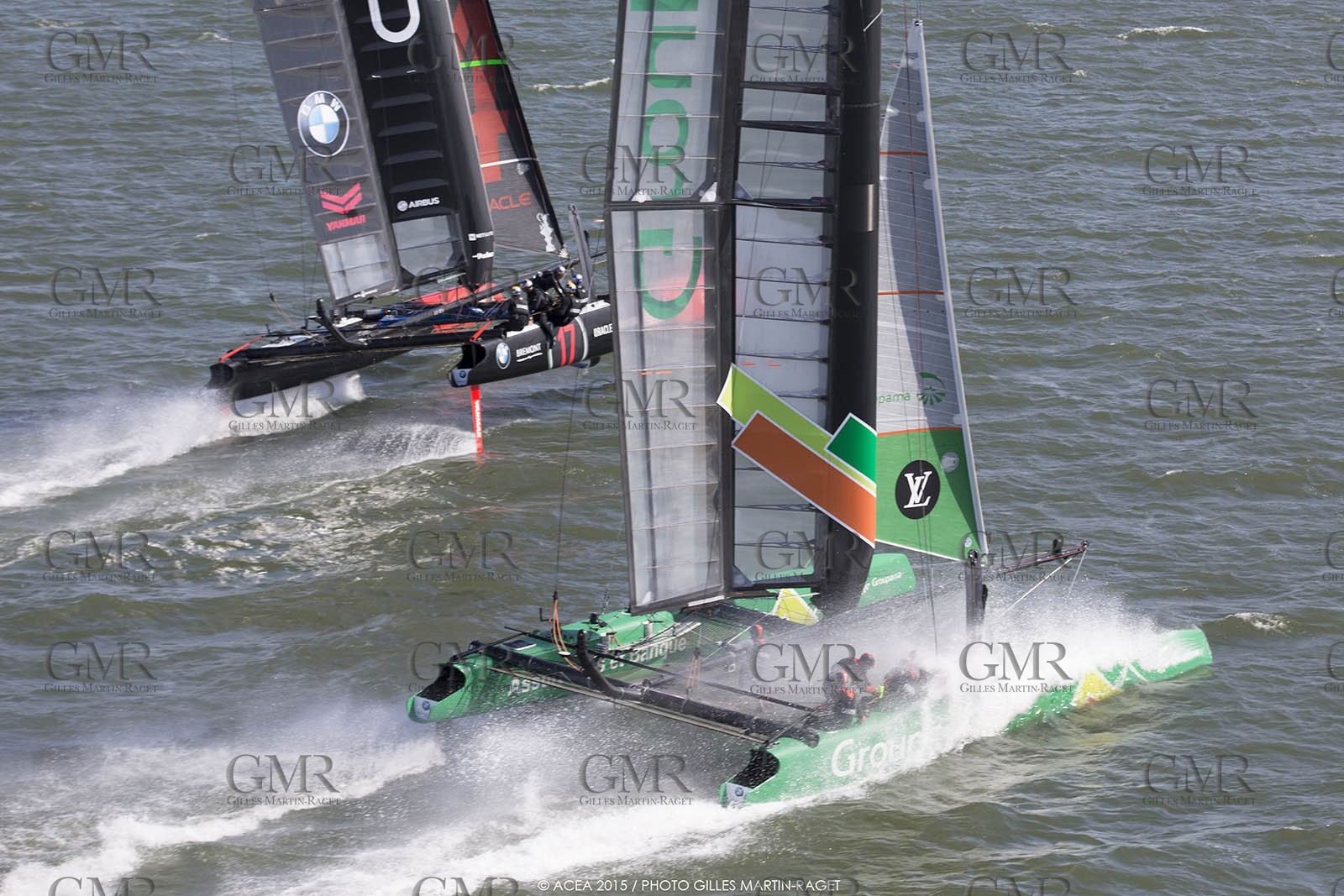 28 08 2015, Göthenburg, (SWE), 35th America's Cup, Louis Vuitton America's Cup World Series Göthenburg 2015, Training Day
