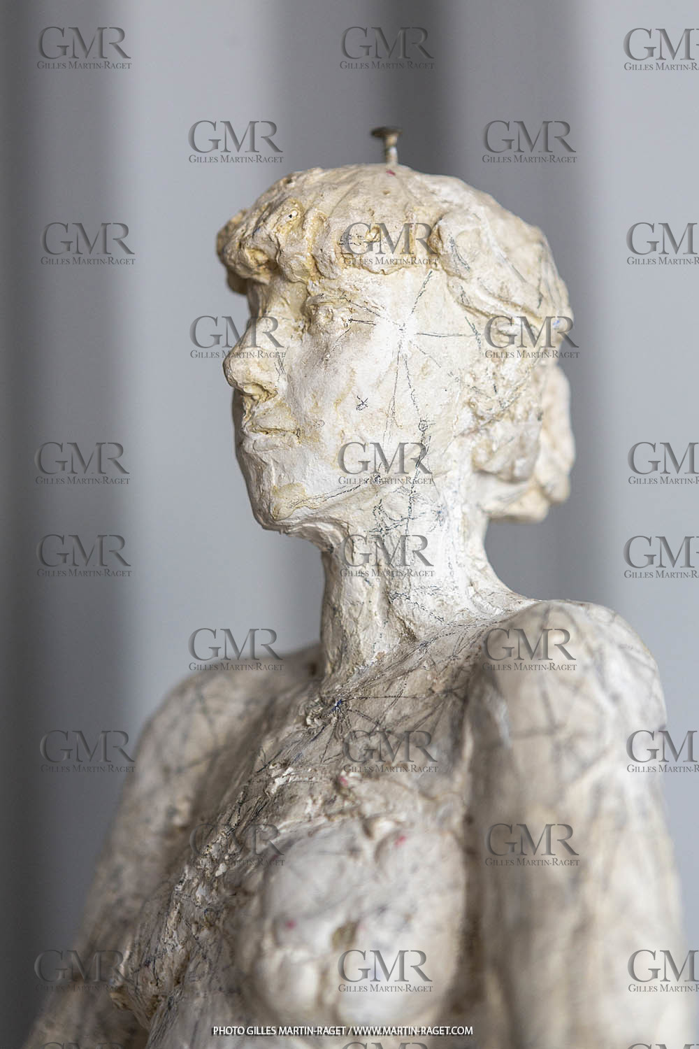 06 01 2020, Arles, (FRA), oeuvre de Germaine Richier, Cornelia I 1944,, Plâtre original avec triangulation, 46 x 26 x 34 cm, Collection famille Germaine Richier