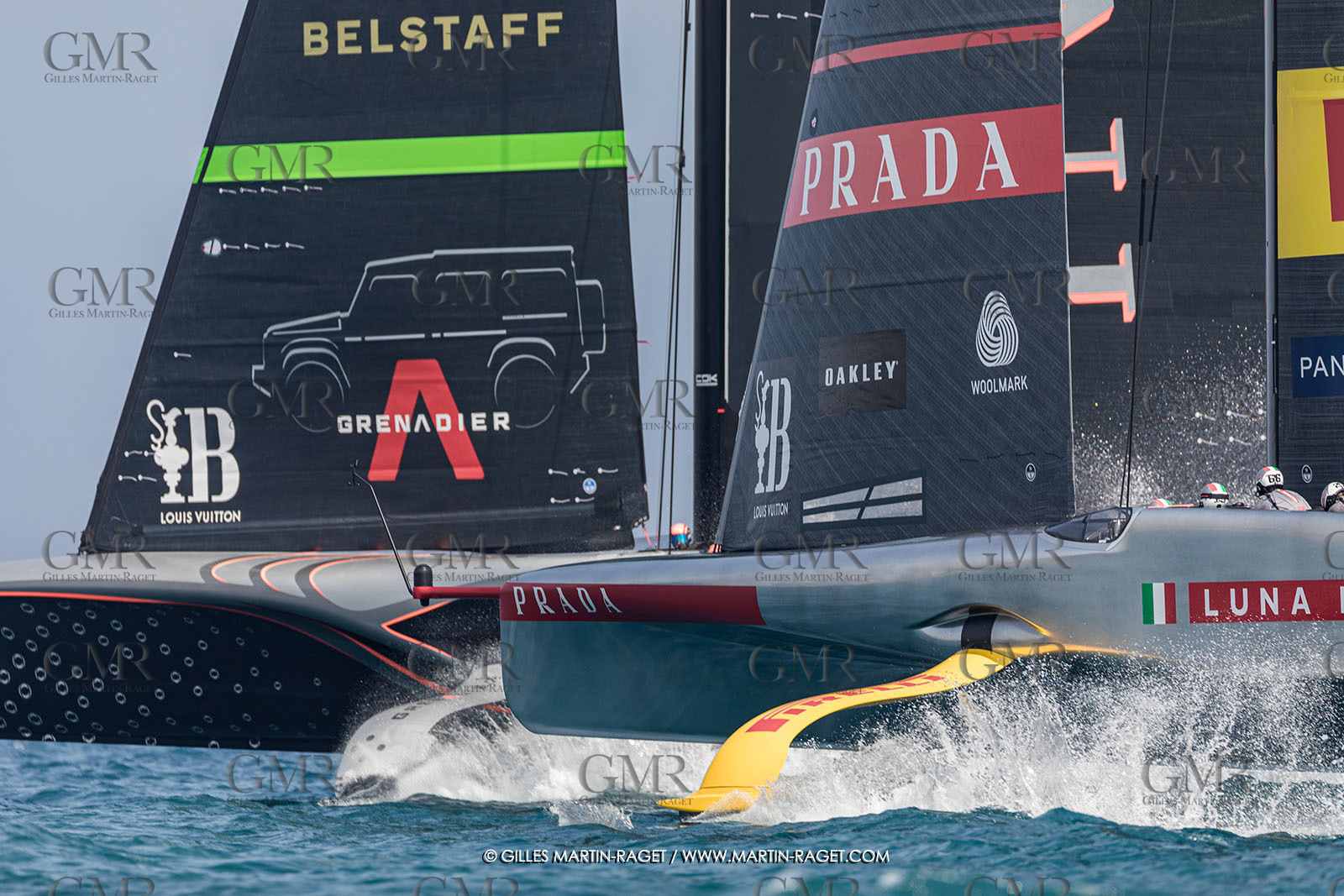 24 08 2024, Barcelona (ESP), Louis Vuitton 37th America's Cup, Louis Vuitton Prelilinary Regatta, Race Day 3