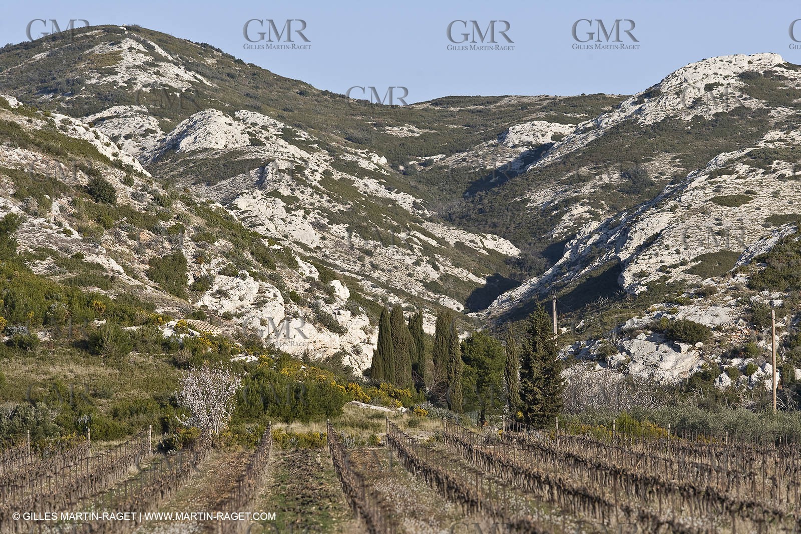 09 02 2008 - Les Baux de Provence (FRA, 13) - Alpilles hills landscapes