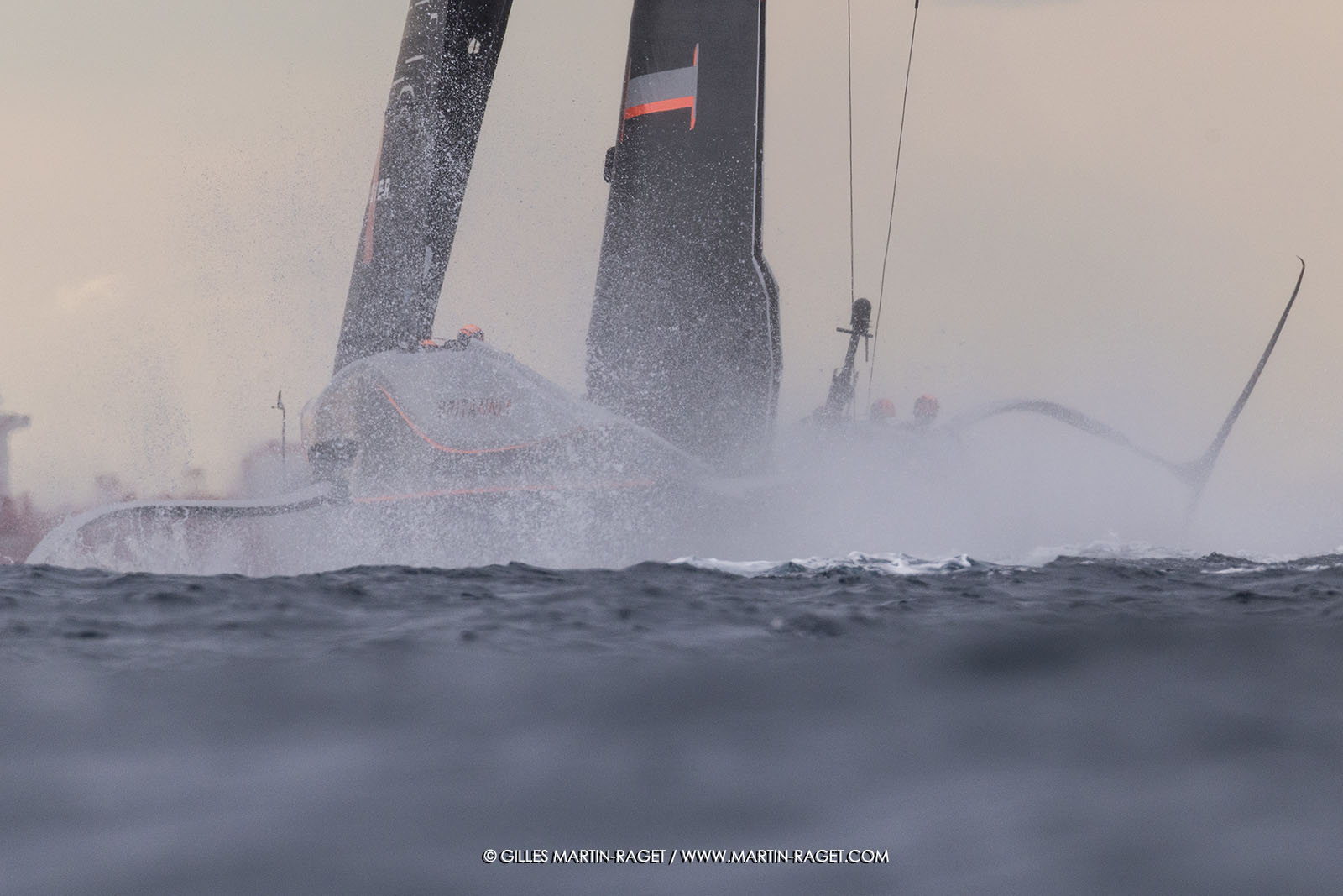 18 10 2024, Barcelona (ESP), Louis Vuitton 37th America's Cup, Final Match, Race Day 5, Race 7