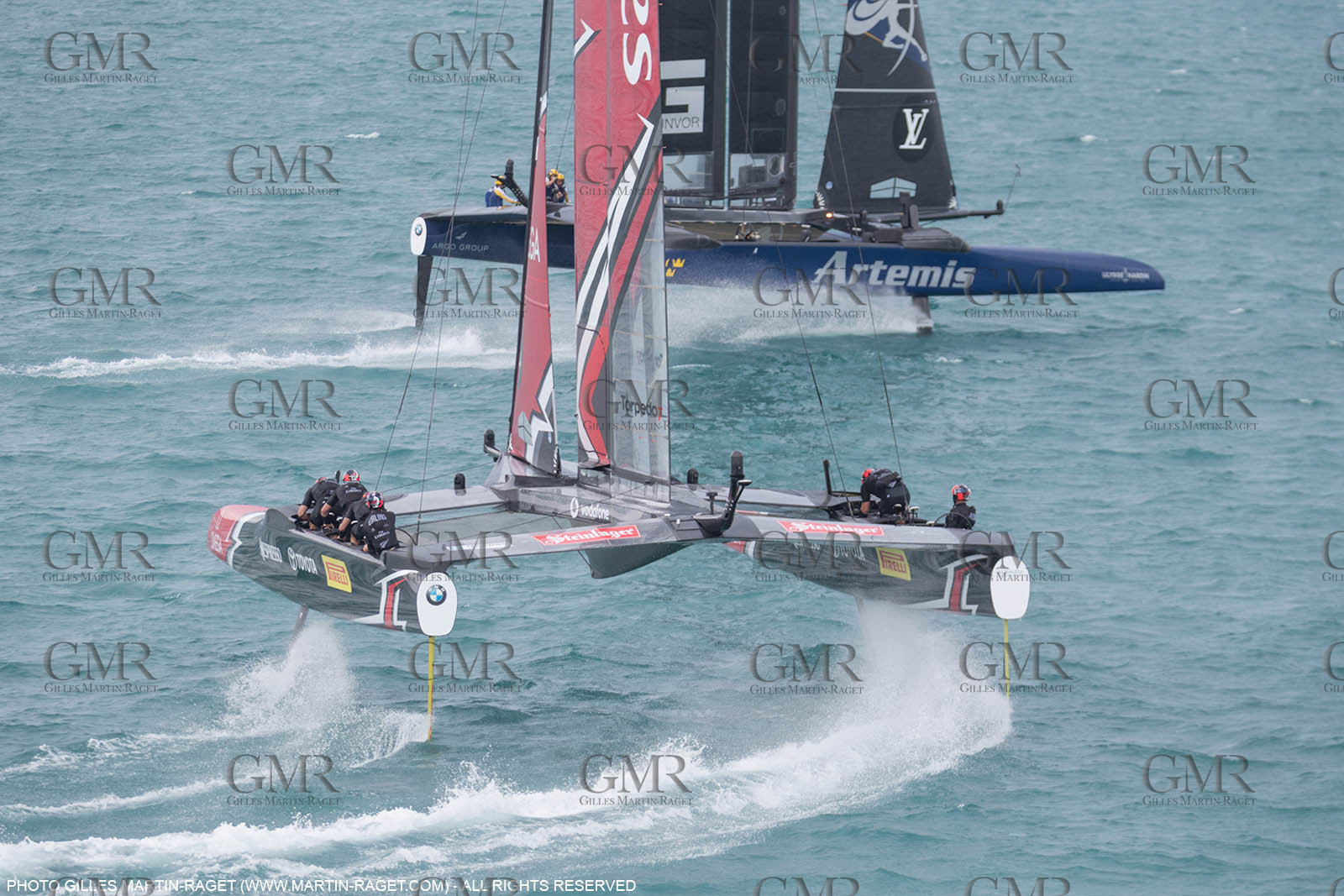 10 06 2017 - Bermuda (BDA) - 35th America's Cup Bermuda 2017 - Louis Vuitton America's Cup Challenger Playoffs final, Day 1