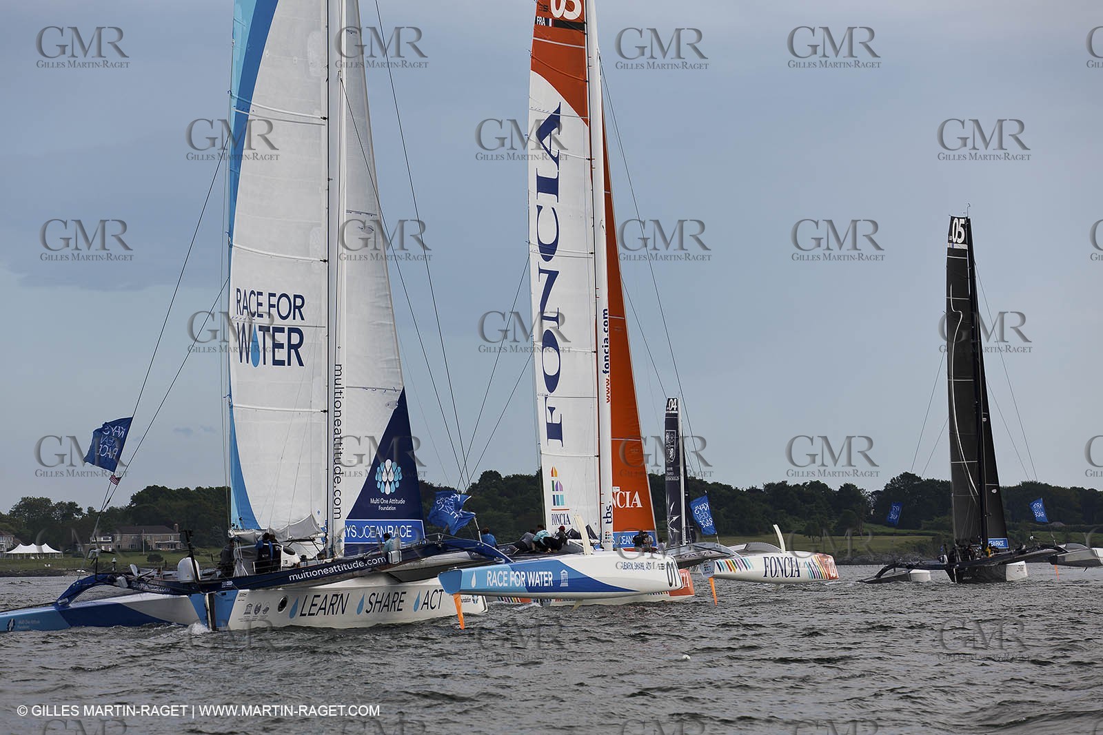 02 07 2012 - Newport (RI) -start of the Krys Ocean Race pre-event sailed between Newport and New York