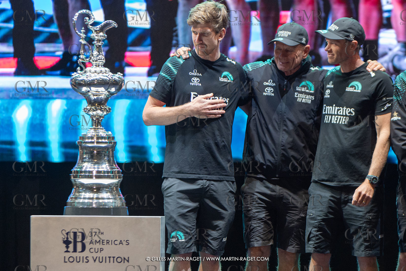 19 10 2024, Barcelona (ESP), Louis Vuitton 37th America's Cup, Final Match, Race Day 6 , Prizegiving