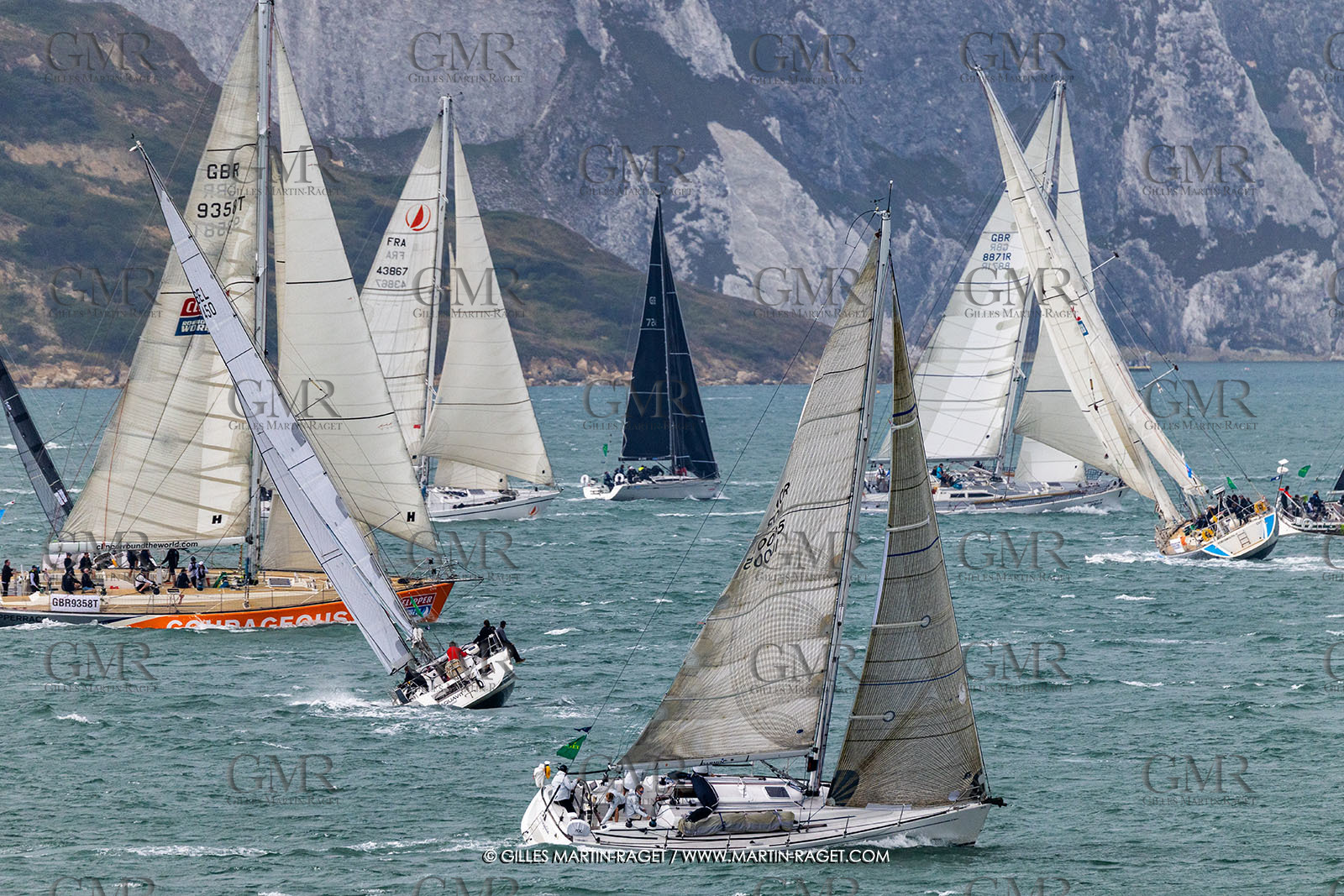 26 07 2025, Cowes (UK, IOW), Admiral's Cup 2025, Rolex Fastnet Race start,