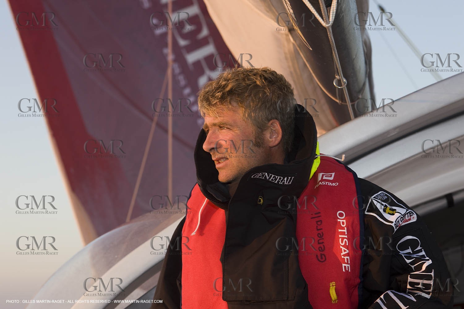 27 09 2008 - Lorient (FRA, 56) - Onboard Generali with Yann Eliès - Vendée Globe 2008 Training