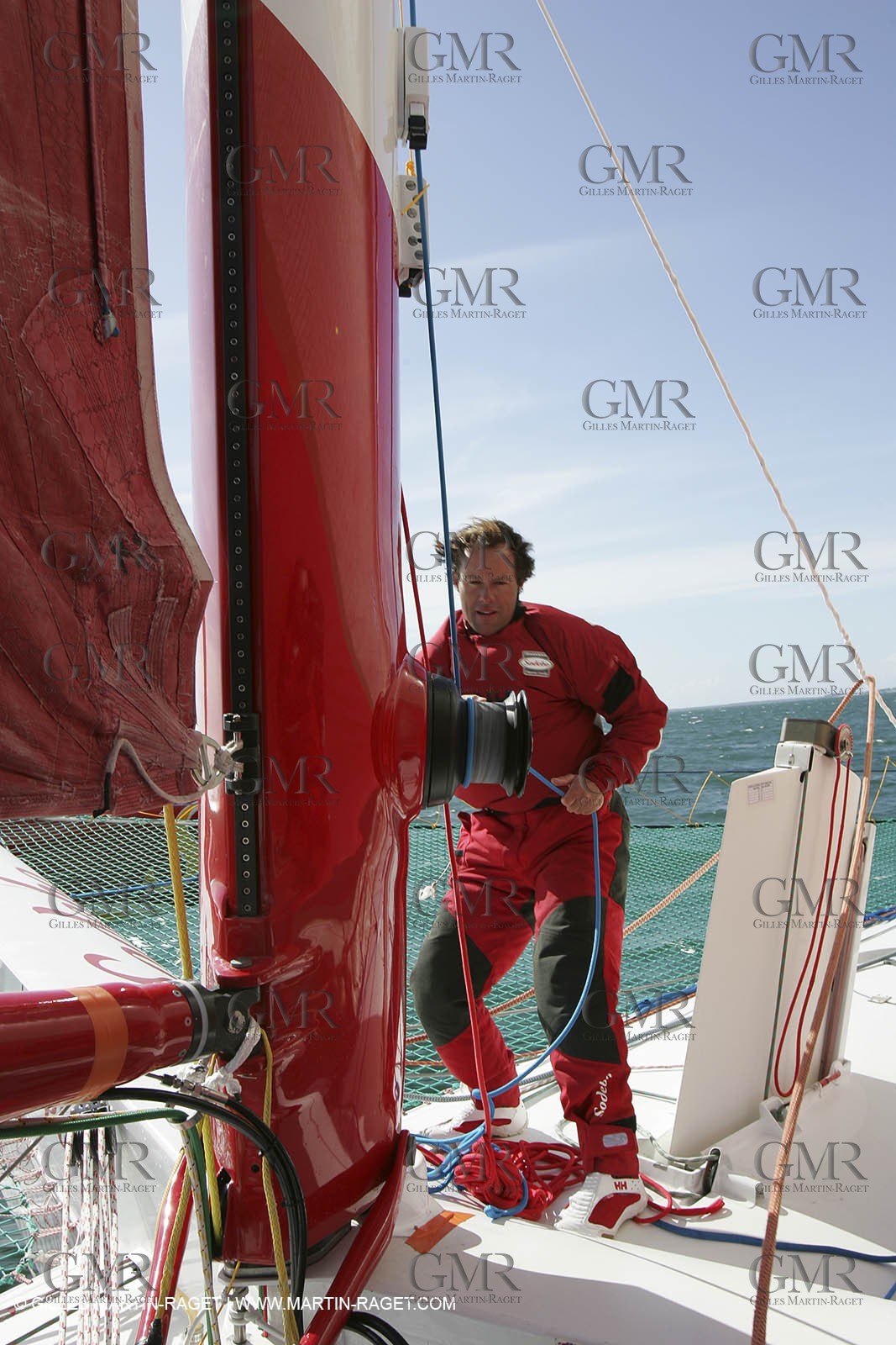 Orma 2005 - Sodebo - April training - Thomas Coville