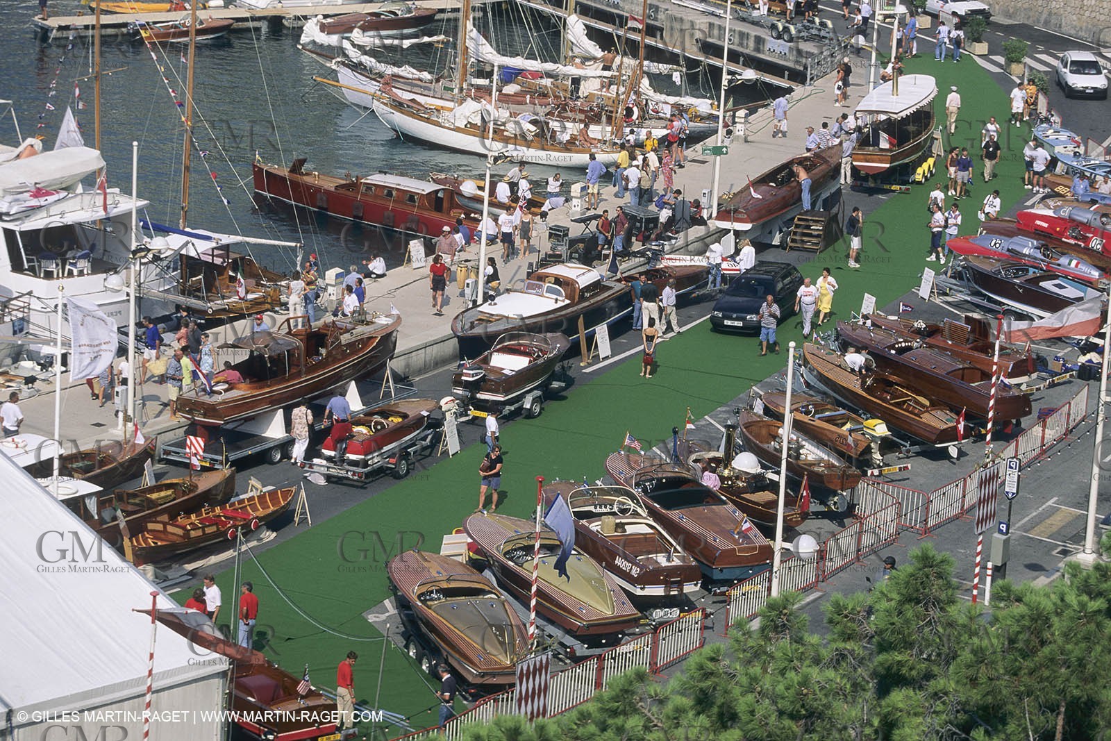 Sailing, shore and dock ambiances, Monaco Classic Week