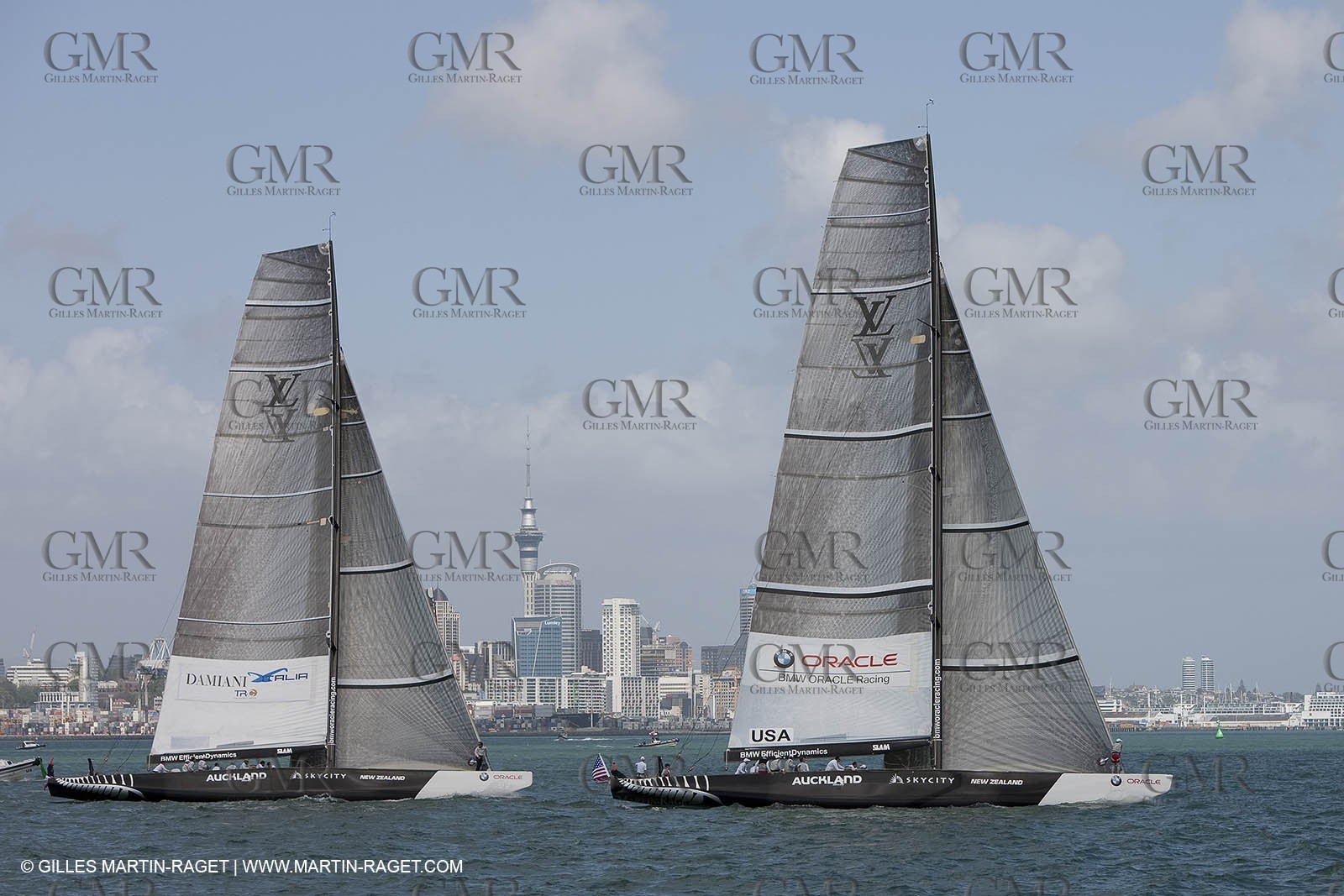 03 02 2009 - Auckland (NZL) -  Louis Vuitton Pacific Series -  Racing Day 4 - Round Robin 1
