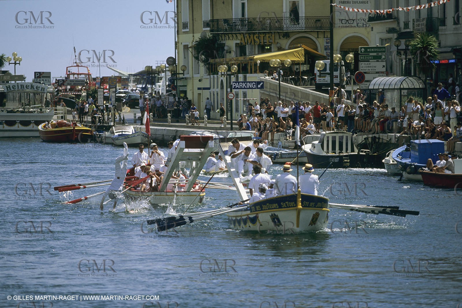 France, Languedoc -Roussilon, Joutes à Sète (34)