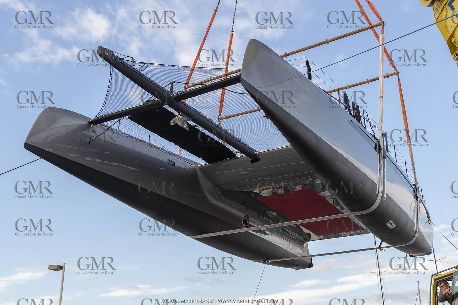 17 01 2018, La Grande Motte (FRA), Gunboat 68  1 launch