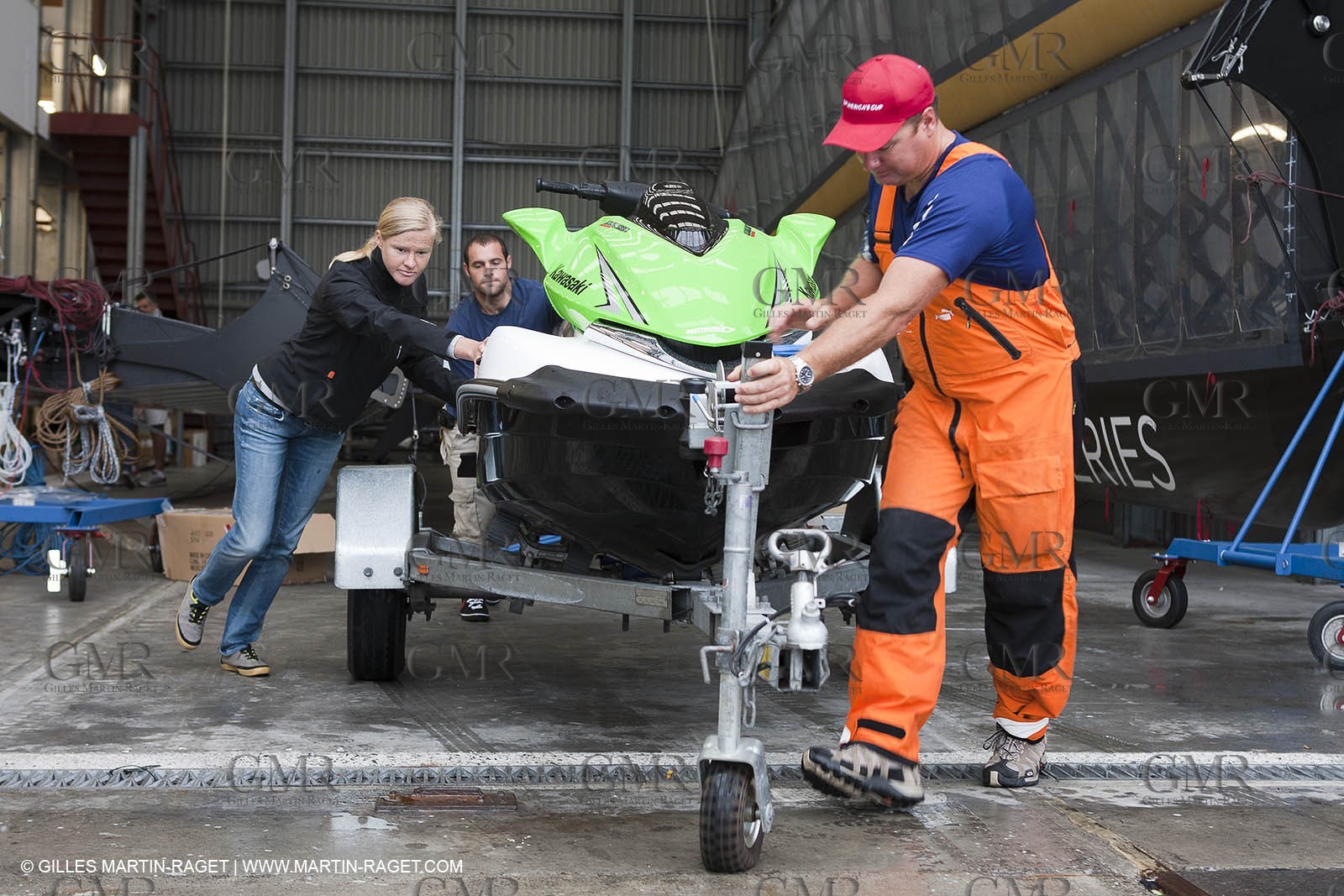 25 04 2011 - Auckland (NZL) - 34th America's Cup - Tests and refinements period