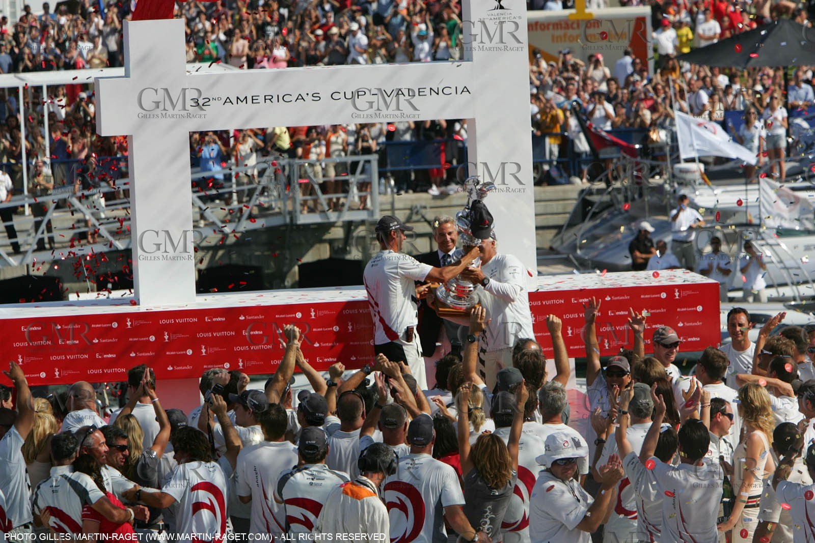 03 07 2007-Valencia (Spain)- 32nd America's Cup - Final Match - Day 8 - Alinghi vs Emirates Team New Zealand