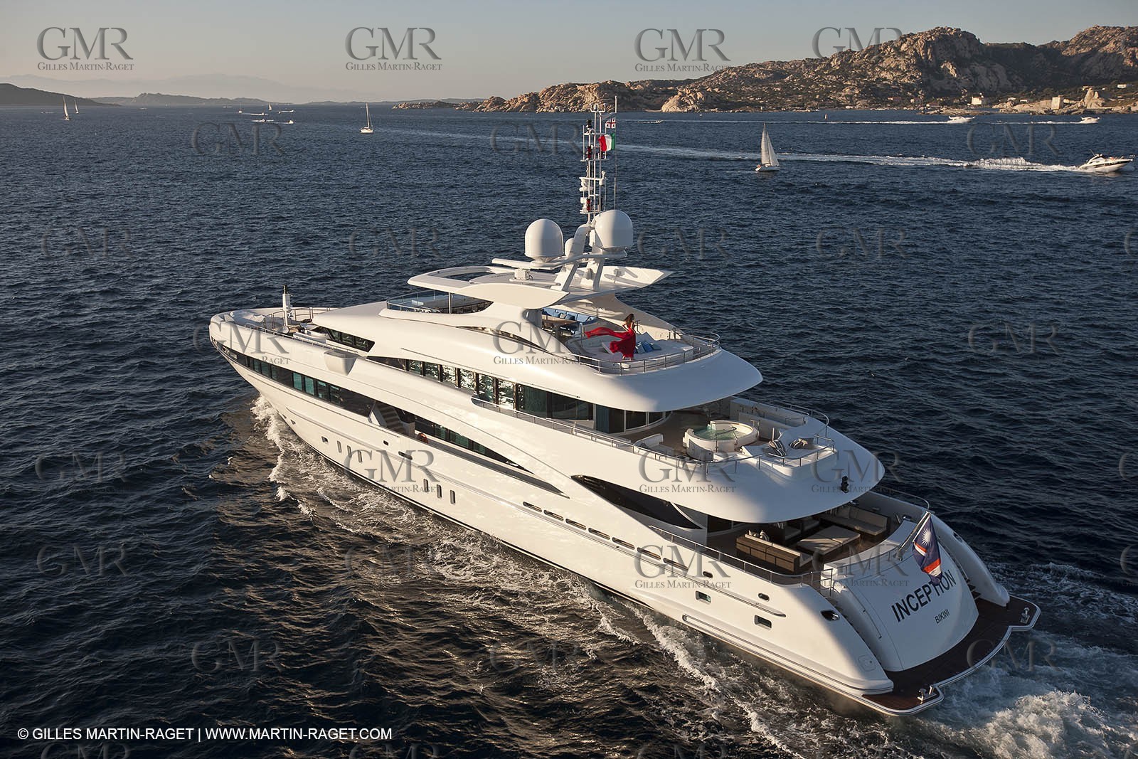 18 08 2011 - La Maddalena (ITA, Sardinia) - Motor yacht Inception