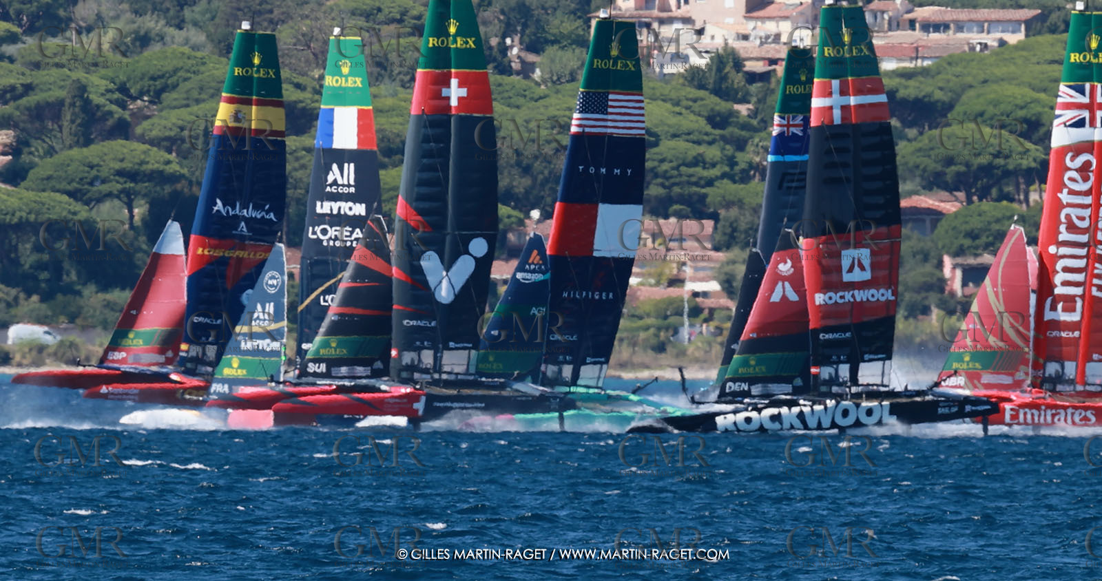 10 09 2025, Saint-Tropez,(FRA), Rockwool SailGP France Saint-Tropez, Race Day 1