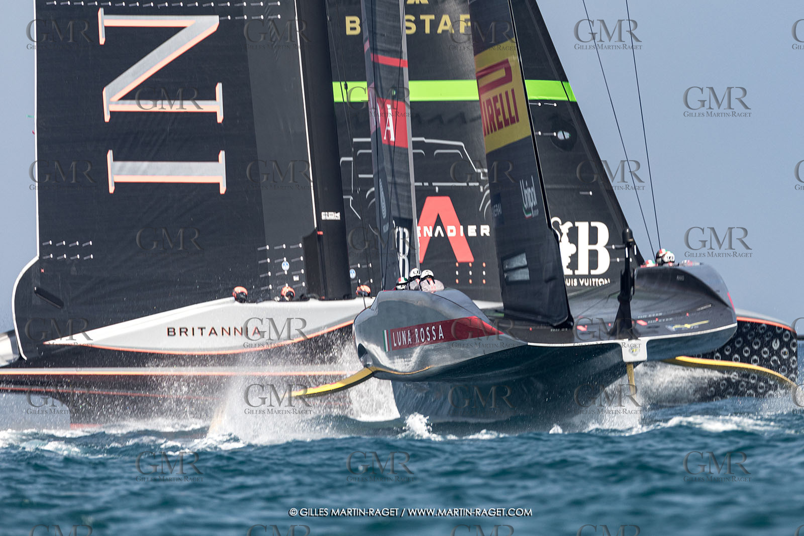 24 08 2024, Barcelona (ESP), Louis Vuitton 37th America's Cup, Louis Vuitton Prelilinary Regatta, Race Day 3