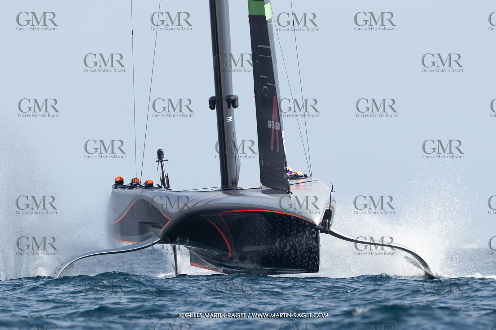 13 10 2024, Barcelona (ESP), Louis Vuitton 37th America's Cup, Final Match, Race Day 2, race 3