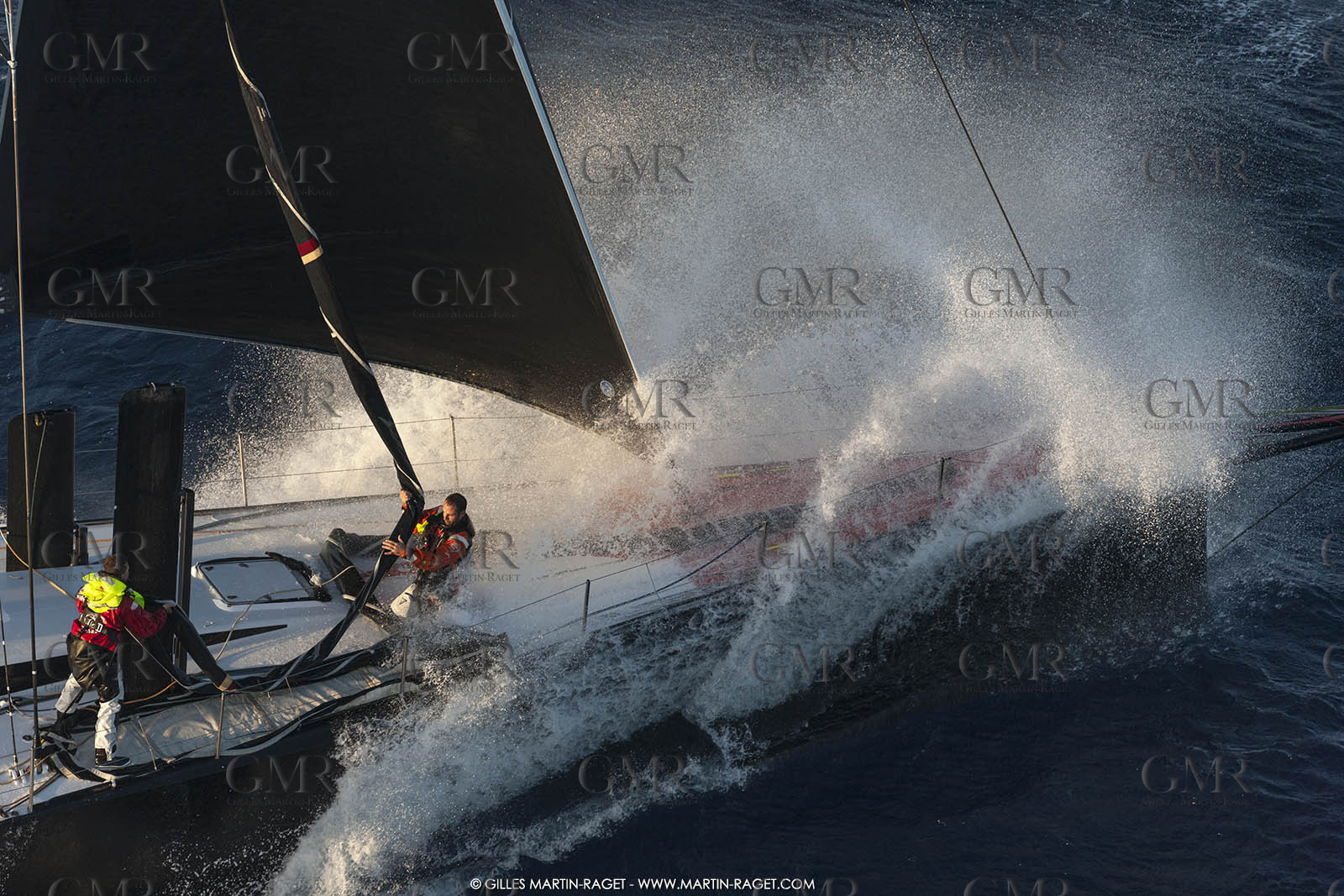 09 10 2017, Calvi (FRA,20), VOR 70 Babsy, Tentative de record autour de la Corse à la voile, skipper Franck Cammas