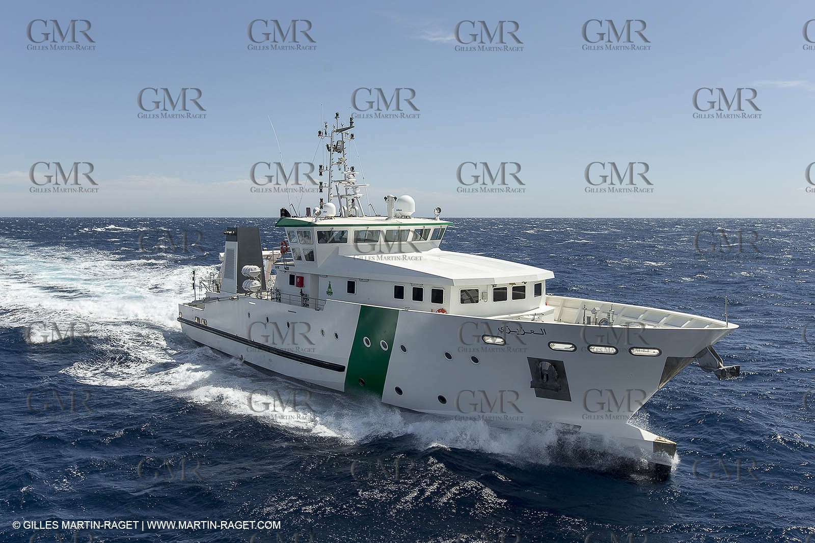 Al Azizi -  H2X boatyard - Oceanographjic research ship - Sea trials off La Ciotat (FRA,13) - 29 07 2014