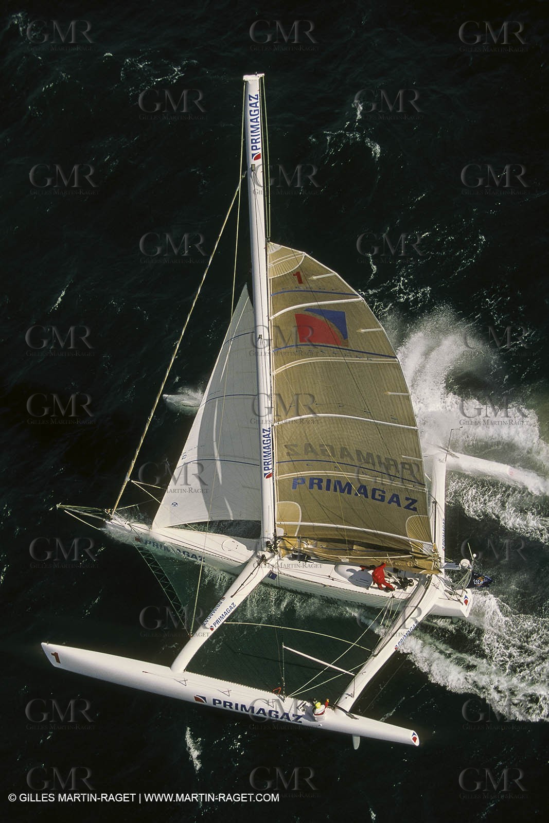 Yacht Racing, Multihull, ORMA 60, Laurent Bourgnon, Primagaz