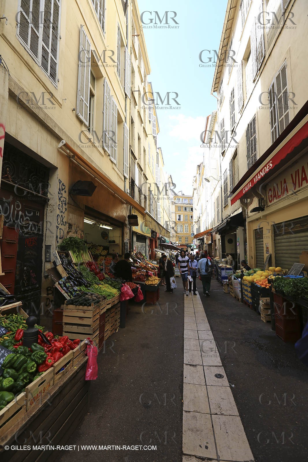 France, Provence, Marseille, quartier de Noailles